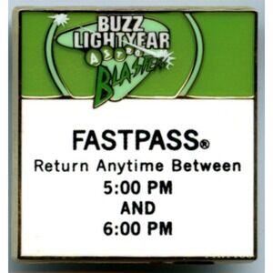 Disney Pin WDI Fast Pass Buzz Lightyear Astro Blasters Toy Story Cast LE 73534